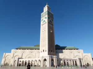 See the striking Hassan II Mosque on your Berber Treasures Morocco Tour - private or small group Morocco tours