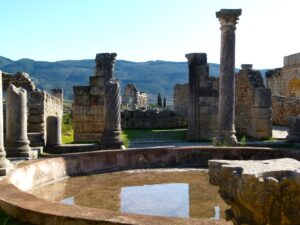 Volubilis - Morocco's UNESCO world heritage Roman capital  on your Berber Treasures Morocco Tour